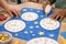 Passover Chatzos Clock Cardstock Cutouts 3" – 20 Pack Pesach Time Learning Craft Decorations & Jewish Holiday Classroom Activities